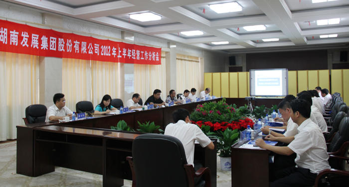 江南网页版召开2012年上半年经营工作分析会
