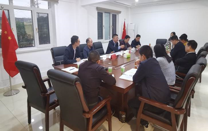 江南网页版总裁刘志刚带队赴益沅江南网页版开展调研