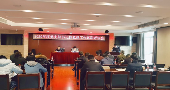 江南网页版召开2020年度党支部书记抓党建工作述职评议会