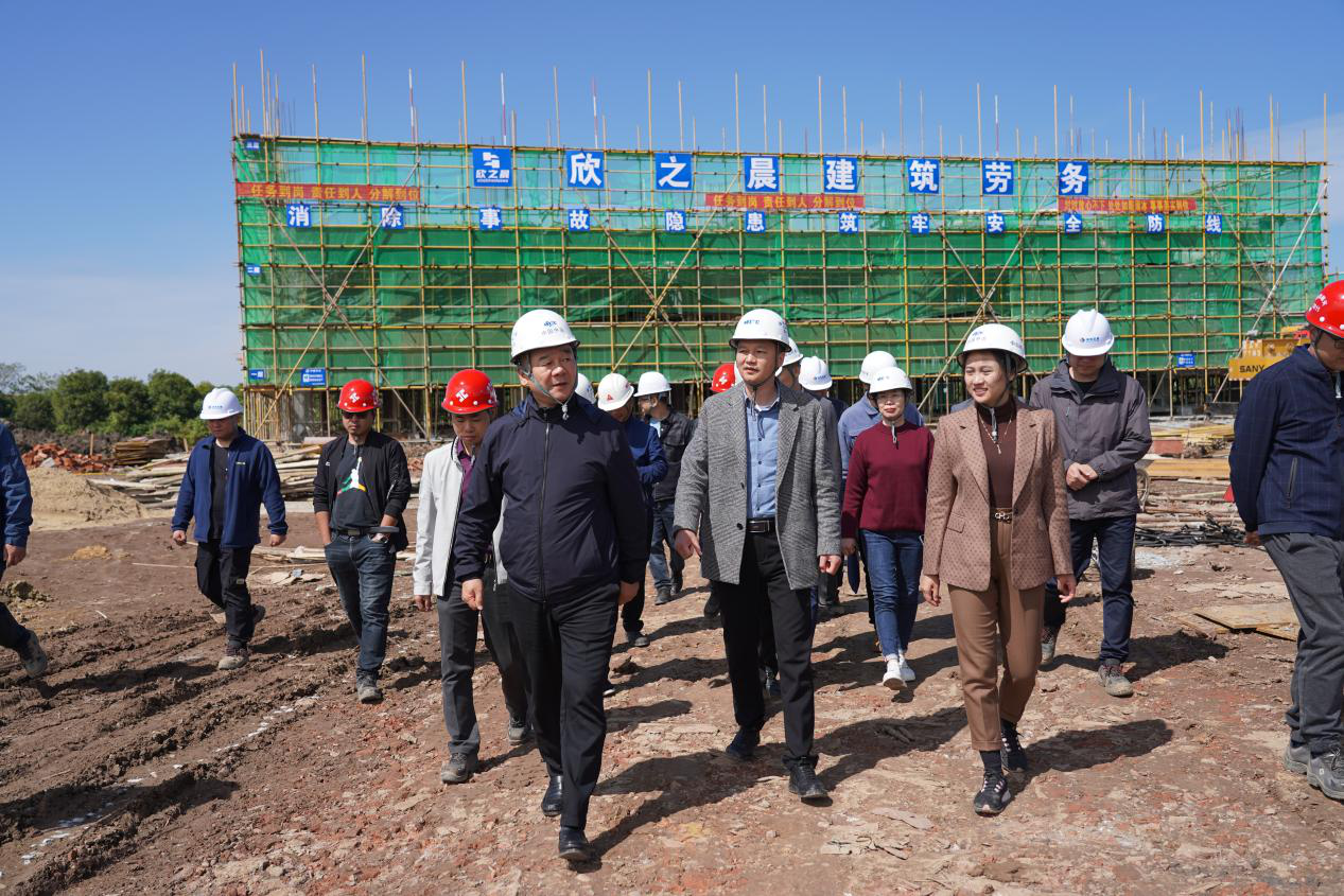陈景鸿带队到江南（中国）官方开展安全生产检查