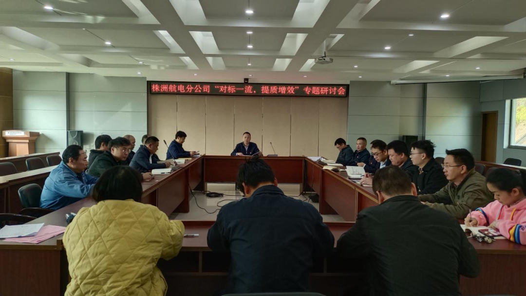 株洲航电分江南网页版深入开展“对标一流、提质增效”活动